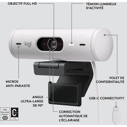 Webcam LOGITECH Brio 500 HD