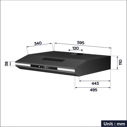 Hotte casquette CIARRA CD6921B