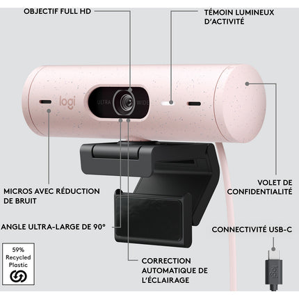 Webcam LOGITECH Brio 500 HD