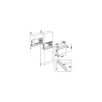 Micro ondes encastrable WHIRLPOOL MBNA990B