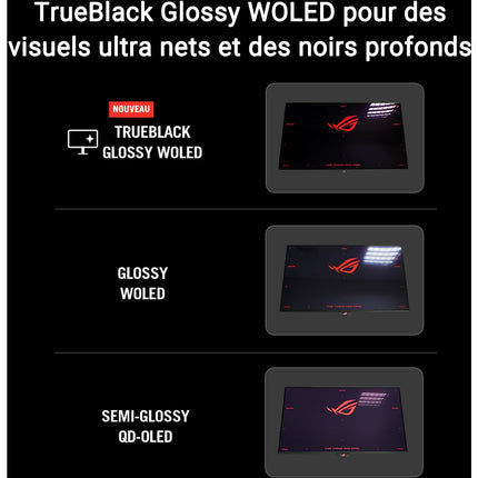 Ecran PC Gamer ASUS PG27AQWP 27" QHD 540Hz OLED HDR True Black 500 HDMI 2.1 G-Sync