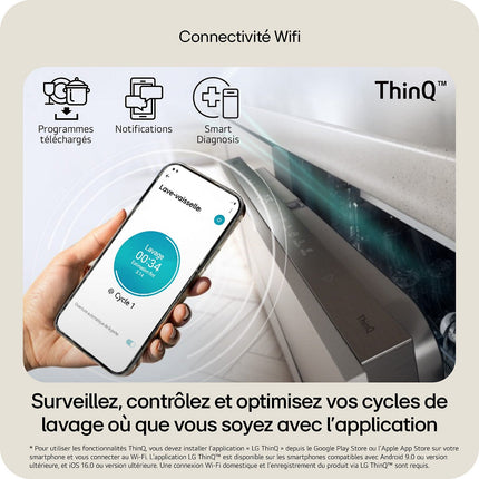 Lave vaisselle encastrable LG DB476TXS TrueSteam