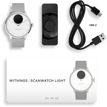 Montre santé WITHINGS Scanwatch Light Gold