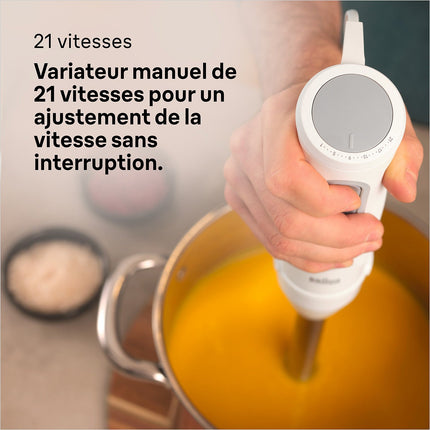 Mixeur BRAUN Mixeur BRAUN MultiQuick 5 MQ50201M 2 accessoires