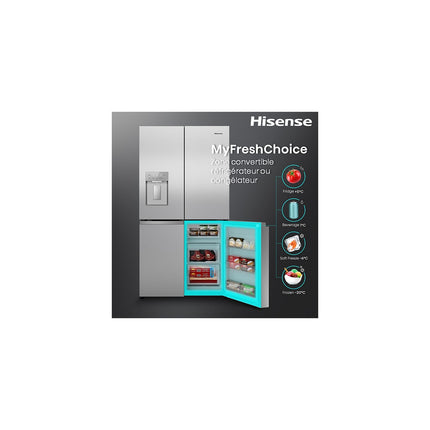 Réfrigérateur multi portes HISENSE RQ640P5SSD