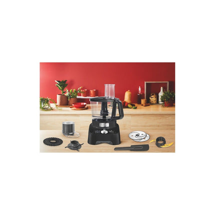 Robot multifonction MOULINEX FP821811 Double Force Noir+8 accessoires