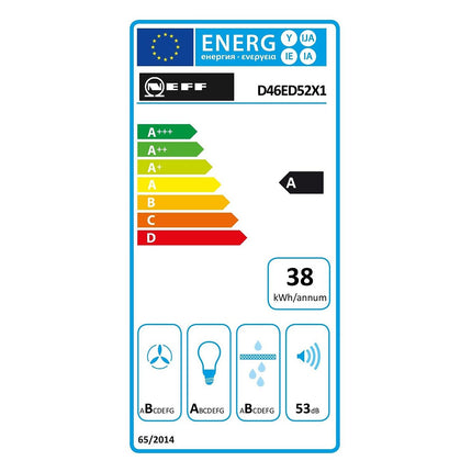 Hotte tiroir NEFF D46ED52X1 N50 Efficient Drive
