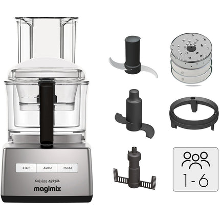 Robot multifonction MAGIMIX CS4200 XL Chrome Mat 18471F