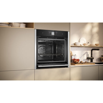 Four encastrable fonction vapeur NEFF B64VT73N0 série N90 porte coulissante