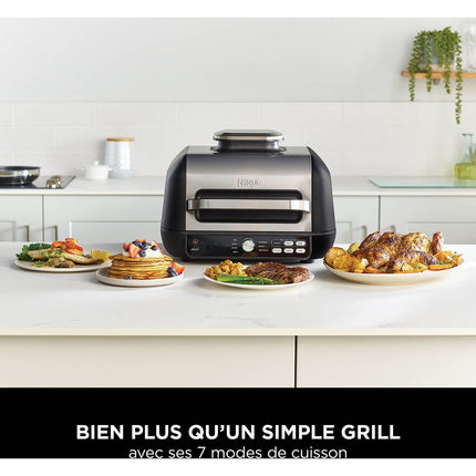 Grille-viande NINJA Foodi MAX PRO AG651EU noir gris à poser, 33x20 cm Reconditionné