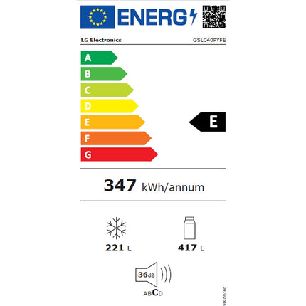 Réfrigérateur Américain LG GSLC40PYFE