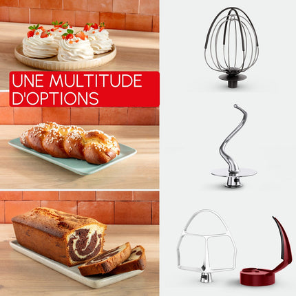 Robot pâtissier MOULINEX BAKE PARTNER + QA540BF1