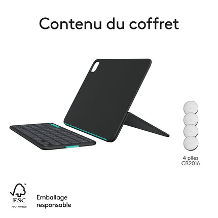 Etui LOGITECH FLIP FOLIO 11 GRAPHITE IPAD PRO/AIR