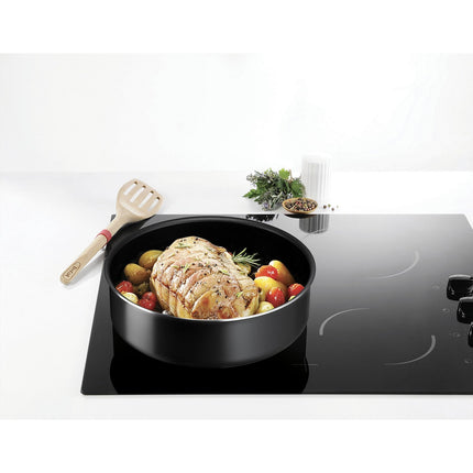 Batterie de cuisine TEFAL Ingenio Easy Cook N Clean Black 4 pcs L1539002