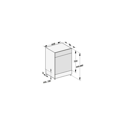 Lave vaisselle 45 cm MIELE G 5540 SC SL