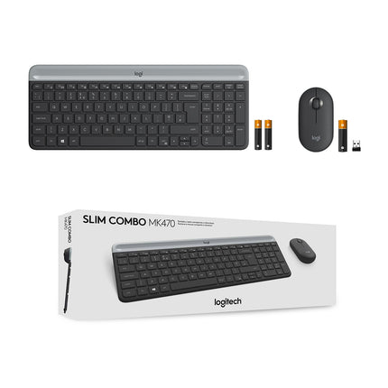 Clavier + Souris LOGITECH MK470 Graphite