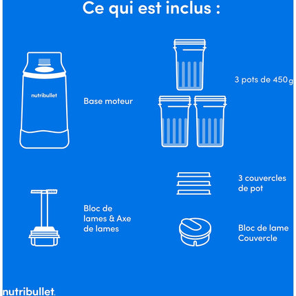 Sorbetière NUTRIBULLET CHILL NBD0503W