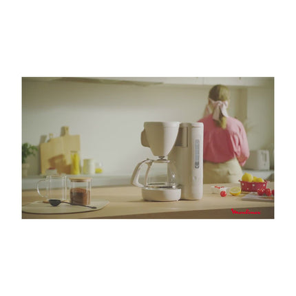 Cafetière filtre MOULINEX FG2M0B10 morning grise