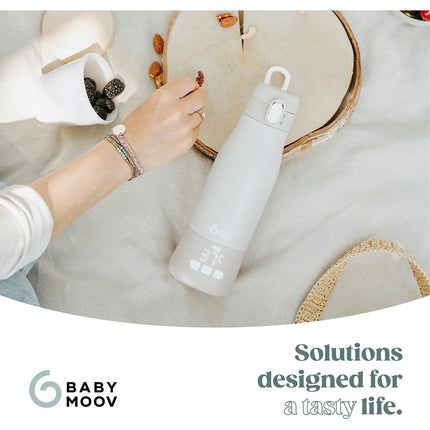 Chauffe biberon BABYMOOV Nomade Moov & Feed - Mineral Beige
