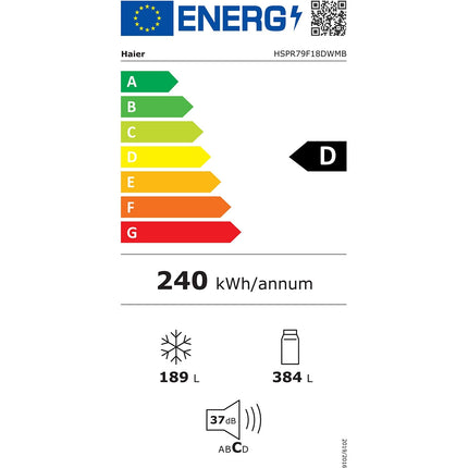 Réfrigérateur Américain HAIER HSPR79F18DWMB