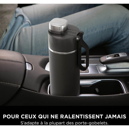 Bouteille isotherme NINJA Thirsti 530ml Travel Bottle Black