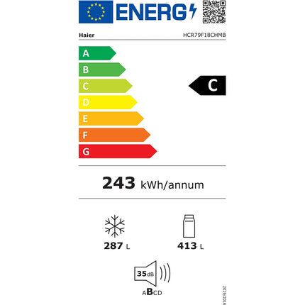 Réfrigérateur multi portes HAIER HCR79F18CHMB