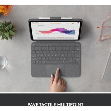 Etui LOGITECH Etui LOGITECH Combo Touch iPad 10eme gen 10.9, iPad A16 (2025)