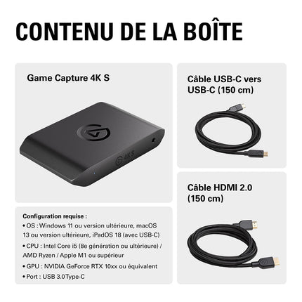 Boitier enregis ELGATO Game Capture 4K S