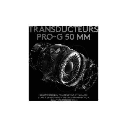 Casque gamer LOGITECH G PRO X GAMING Casque + Support