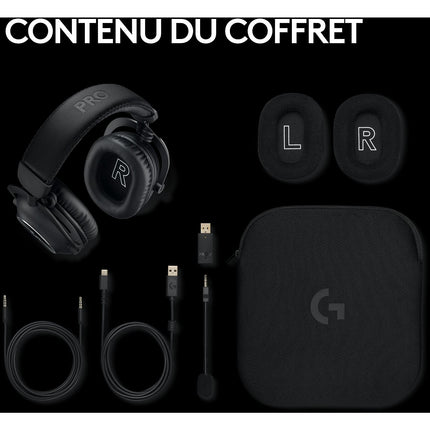 Casque gamer LOGITECH G PRO X GAMING Casque + Support