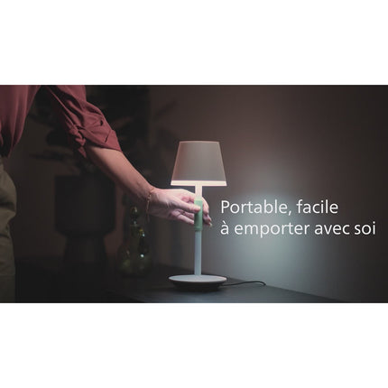 Lampe connectée PHILIPS HUE GO Noir White&Color Ambiance