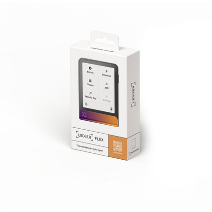 Crypto wallet LEDGER Flex Recovery key Fuchsia cendré