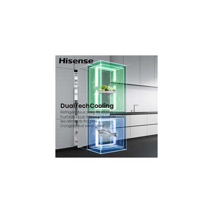 Réfrigérateur combiné encastrable HISENSE RB3B280SAWE