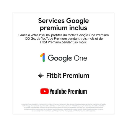 Smartphone GOOGLE Pixel 8a 128Go