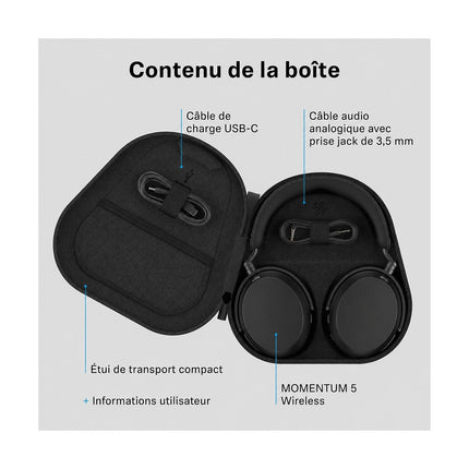 Casque SENNHEISER Momentum 5 Noir