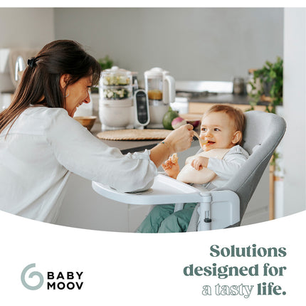 Mixeur Cuiseur Bébé BABYMOOV Nutribaby + Opal Green