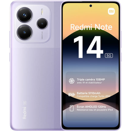 Smartphone XIAOMI Redmi Note 14 256Go 5G
