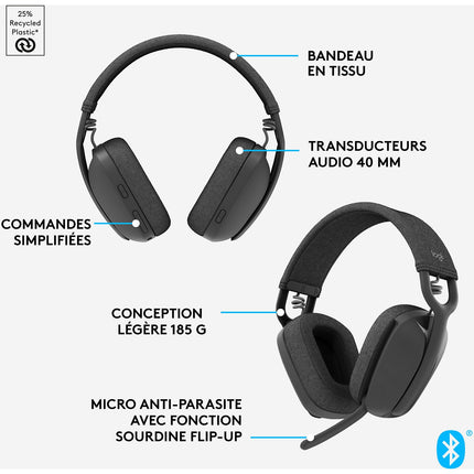 Micro-casque LOGITECH Zone Vibe 100