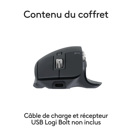 Souris sans fil LOGITECH MX Master 3S Bluetooth