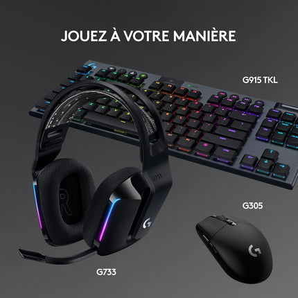 Casque gamer LOGITECH G733 Lightspeed White