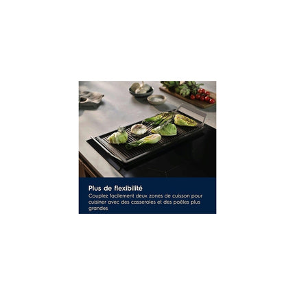 Plaque mixte induction gaz ELECTROLUX KDI951723K - Grande largeur