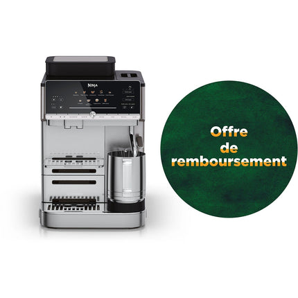 Expresso Broyeur NINJA Machine à café automatique AutoBarista Pro AE1052EU - Technologie GrindIQ