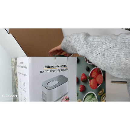 Sorbetière CUISINART ICE90E Machine à glace et à gelato