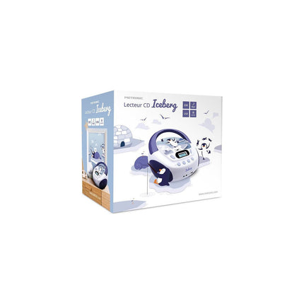 Lecteur CD METRONIC Lecteur CD MP3 Iceberg enfant avec port