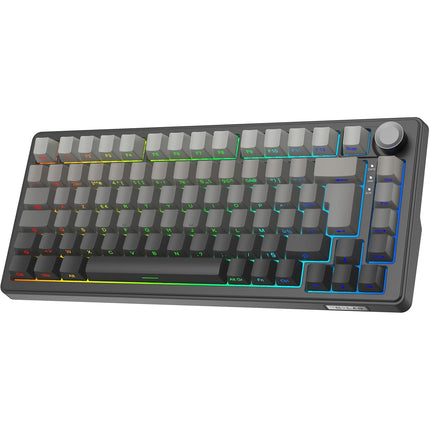 Clavier gamer sans fil THE G-LAB Keyz Elite 300 RGB Triple Mode Gris