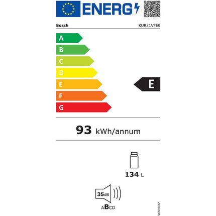 Réfrigérateur top encastrable BOSCH KUR21VFE0