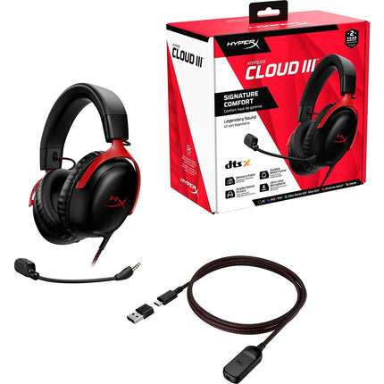 Casque gamer HYPERX Cloud III BLK-ED GAM HS