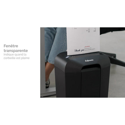 Destructeur FELLOWES MICROSHRED LX45 NOIR