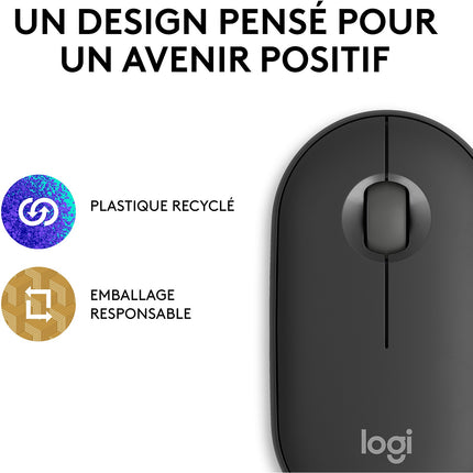 Souris sans fil LOGITECH Pebble 2 M350s Graphite