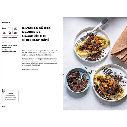 Livre de cuisine HACHETTE Airfryer Ninja - Recettes Express 50 rec